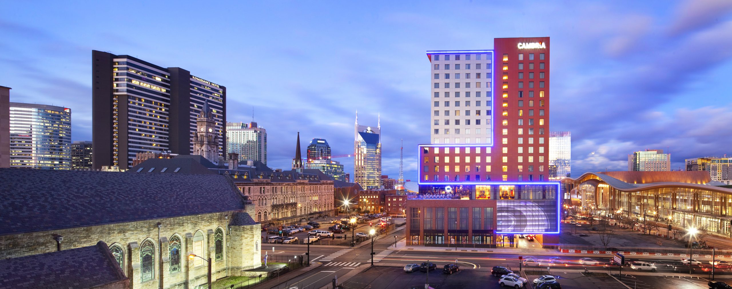 Cambria Hotel Nashville, Cambria Hotel New Orleans and The Fold House win a combined four awards at the AIA Baton Rouge Rose Awards Gala