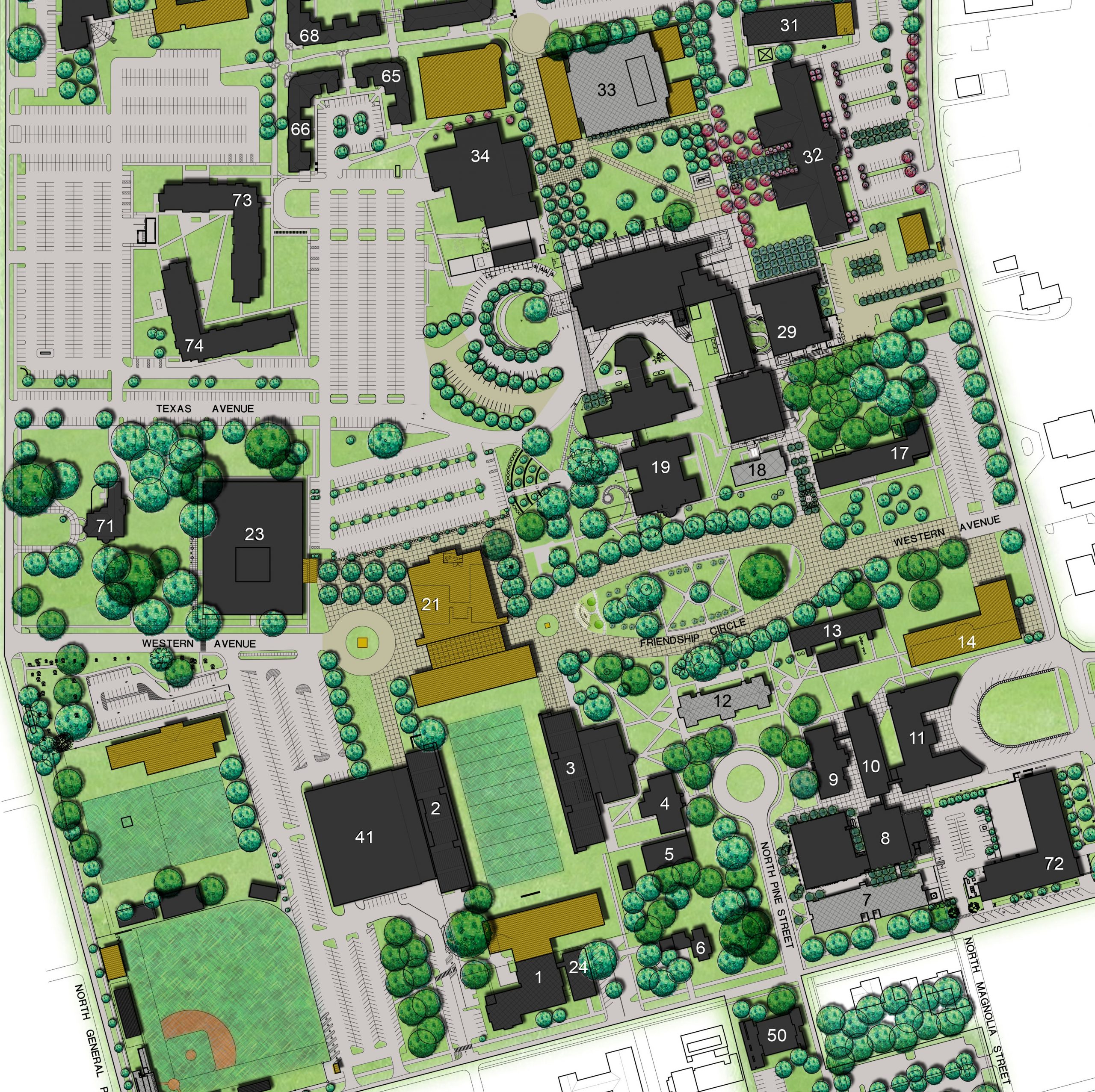 H/S completes update for Southeastern’s Master Plan and the growing campus