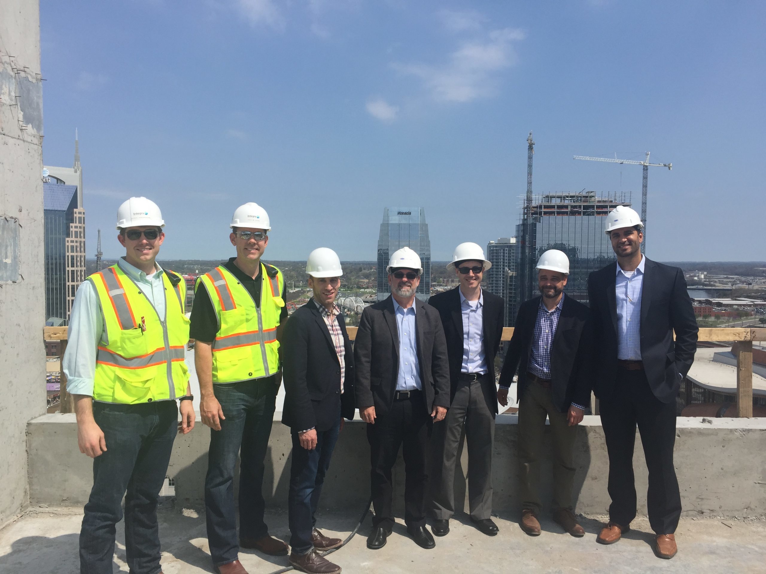 Cambria Hotel & Suites Nashville celebrates topping off ceremony
