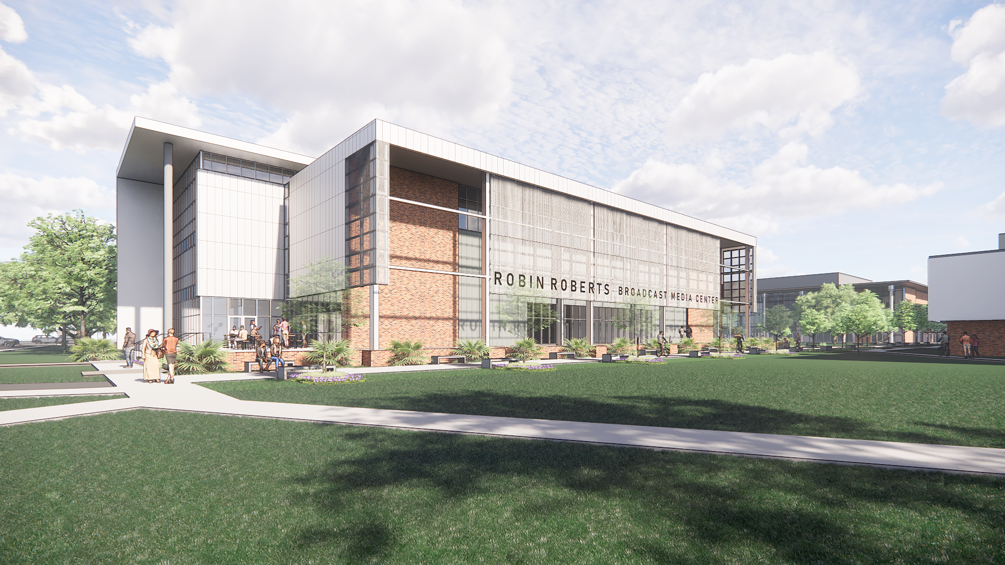 Southeastern Louisiana University breaks ground on new Robin Roberts Broadcast Media Center at D. Vickers Hall