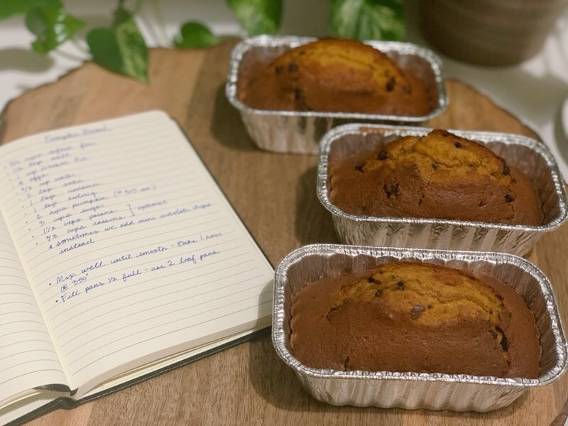 Katie Shares Her Childhood Recipe for Pumpkin Bread