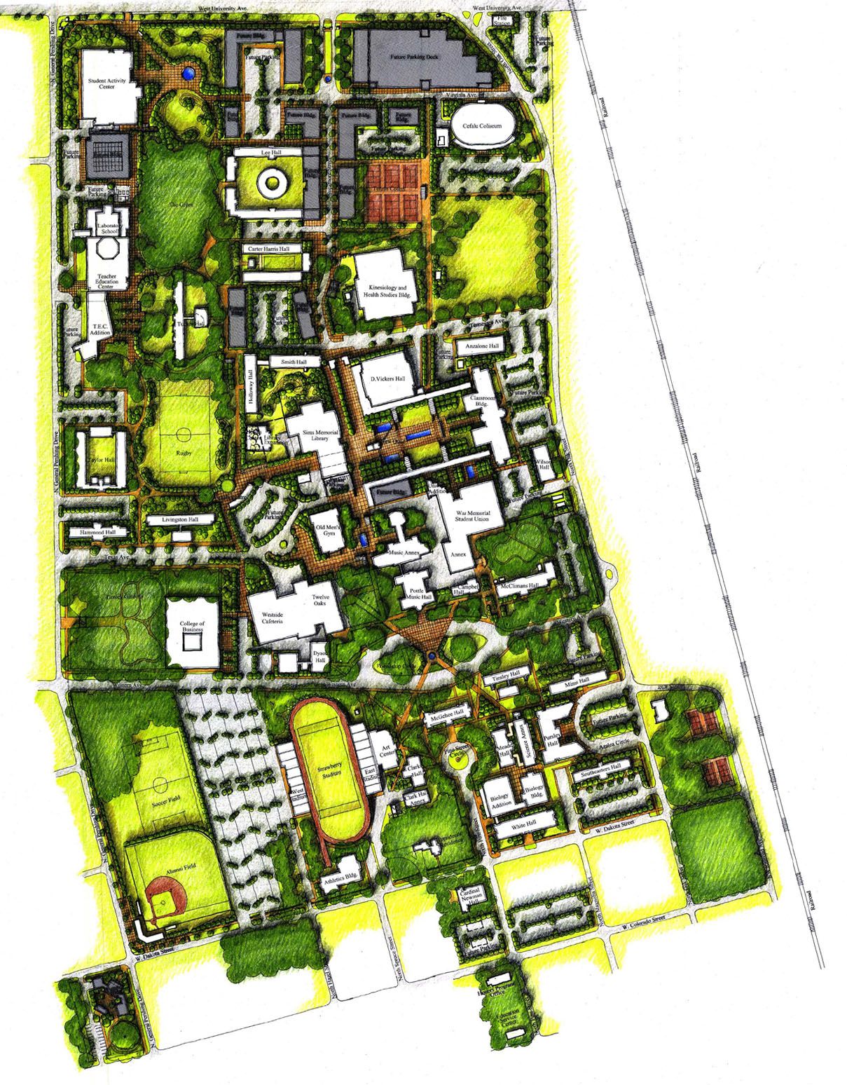 Holly & Smith Architects and the Southeastern Facilities Master Plan 1996 – 2021